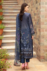 Y-901 | 3PC Unstitched Luxury Lawn Collection Riwayat By Ramsha